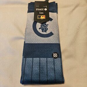 NWT Stance MLB Chicago Cubs Crew Socks Size Men's Large (9-13)